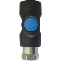 Raccord industriel rapide TOPQUIK S1, Composite en polyester/Acier inoxydable, 1/4", NPT femelle, 174 PSI Groupe Belzile Dickner