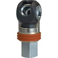 Raccord industriel rapide basculant TOPQUIK SC, Acier nickel&eacute;, 3/8", NPT femelle, 360 PSI Groupe Belzile Dickner