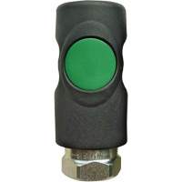 Raccord rapide TOPQUIK S1 Ultraflo 7,8 mm, Composite en polyester/Acier inoxydable, 1/4", NPT femelle, 174 PSI Groupe Belzile Dickner