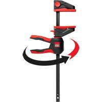 One-Hand Bar Trigger Clamps with 360° Rotating Handle, 4-1/2" (114.3 mm) Groupe Belzile Dickner