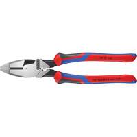 High Leverage Lineman's Pliers New England with Fish Tape Puller, Crimper & KNIPEXTEND Handle Groupe Belzile Dickner