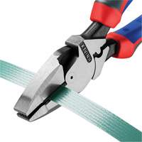 High Leverage Lineman's Pliers New England with Fish Tape Puller, Crimper & KNIPEXTEND Handle Groupe Belzile Dickner