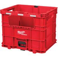 PACKOUT XL Crate, 15-3/4" x 18-5/8" x 15", Black/Red Groupe Belzile Dickner