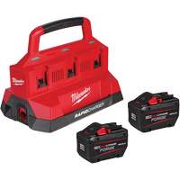 M18 Forge Starter Kit with 2 Batteries & 6-Bay Rapid Charger, Lithium-Ion, 18 V, 12 Ah Groupe Belzile Dickner