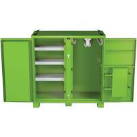 Onsite PPE Storage Cabinet, Steel, High-Visibility Lime Green Groupe Belzile Dickner