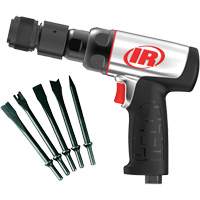 Heavy-Duty Air Hammer with Chisels, 16.2 CFM, 1/4" NPT, 3330 BPM, 3/4" x 2-1/2" (0.0mm x 0.0mm) Groupe Belzile Dickner