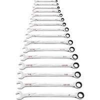 120XP Universal Spline XL SAE Wrench Set, Ratcheting Combination, 16 Pieces, Imperial Groupe Belzile Dickner