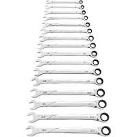 120XP Universal Spline XL Wrench Set, Ratcheting Combination, 16 Pieces, Metric Groupe Belzile Dickner