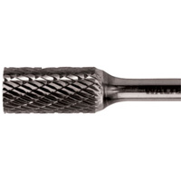Double Cut Cylindrical Carbide Burr, 3/8" Dia., 1/4" Shank, 3/4" Depth of Cut Groupe Belzile Dickner