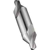 Combined Centre Drill and Countersink, #0, 1/32" Small Diameter, 1/8" Large Diameter, High Speed Cobalt Groupe Belzile Dickner