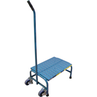 Escabeaux roulants Tilt-N-Roll, 1 marche(s), 16" l x 29" la x 12" h, Capacit&eacute; 300 lb Groupe Belzile Dickner