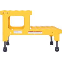 Plate-forme ajustable Step-Mate, 2 marche(s), 23-13/16" la x 22-7/8" lo x 15-1/4" h, Capacit&eacute; 500 lb Groupe Belzile Dickner