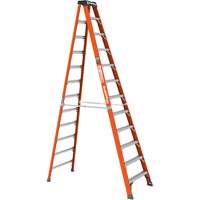 Step Ladder, 12', Fibreglass, 375 lbs. Capacity, Type 1AA Groupe Belzile Dickner