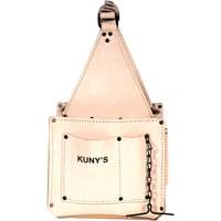 Electrical & Maintenance Tool Pouches, Leather, 17 Pockets, Beige Groupe Belzile Dickner
