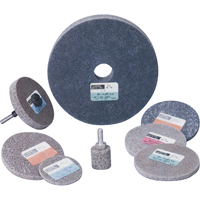 Meule homog&egrave;ne &agrave; faible densit&eacute; de s&eacute;rie 500 Standard Abrasives, 3" x 1/4", Arbre de 1/4", Grain de Moyen, Oxyde d'aluminium Groupe Belzile Dickner