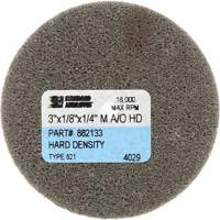 Disque unitaris&eacute; Standard Abrasives, 3" x 1/4", Arbre de 1/4", Grain de Fin, Oxyde d'aluminium Groupe Belzile Dickner