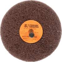 Meule Buff & Blend Standard Abrasives, 3" dia. x 1" la, Arbre 1/4", Oxyde d'aluminium Groupe Belzile Dickner