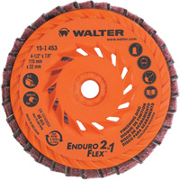 Meule &agrave; lamelles Enduro-Flex 2-in-1, 4-1/2" x 5/8"-11, Grain 80, C&eacute;ramique Groupe Belzile Dickner
