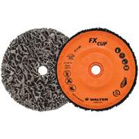 FX™ Cleaning Cup Disc, 5" Dia., Aluminum Oxide VV828 | Dickner Inc