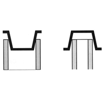 Bouchon en plastique, 1/2" dia. Groupe Belzile Dickner
