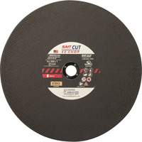Chop Saw Wheel, 12" x 0.093"/3/32", 1" Arbor, Type 1, Aluminum Oxide, 5100 RPM WI909 | Dickner Inc