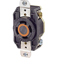 Prise encastr&eacute;e mise &agrave; la terre simple &agrave; trois bornes et quatre fils Groupe Belzile Dickner