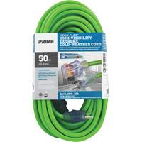 Neon Flex&reg; High Visibility Extension Cord, Outdoor, SJTW, 12/3 AWG, 15 A, 50' Groupe Belzile Dickner
