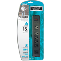 Surge Protector, 6 Outlets, 1150 J, 1875 W, 15' Cord Groupe Belzile Dickner