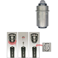 Lampes de poche Mini, DEL, 97 lumens, Piles AA Groupe Belzile Dickner