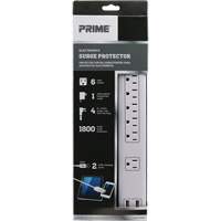 USB Charging Surge Protectors, 6 Outlets, 1800 J, 1875 W, 4' Cord Groupe Belzile Dickner