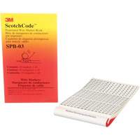 Livret d'étiquettes pour le marquage de fils préimprimées ScotchCode<sup>MC</sup> XH305 | Dickner Inc