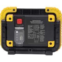Portable Work Light, LED, 10 W, 1000 Lumens, Plastic Housing Groupe Belzile Dickner