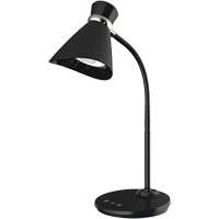 Desk Lamp, 6 W, LED, 16" Neck, Black Groupe Belzile Dickner
