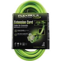 Flexzilla&reg; Pro Industrial Extension Cord, All-Weather, SJTW, 12/3 AWG, 15 A, 25' Groupe Belzile Dickner