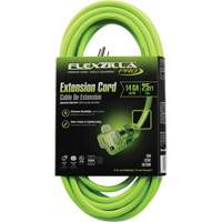 Flexzilla&reg; Pro Industrial Extension Cord, All-Weather, SJTW, 14/3 AWG, 15 A, 25' Groupe Belzile Dickner