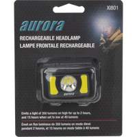 Lampe frontale, DEL, 350 lumens, 2 hres de fonctionnement, piles Rechargeable Groupe Belzile Dickner