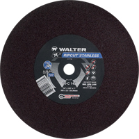 Ripcut™ Stainless Steel Cut-Off Wheel for Stationary Saws, 14" x 1/8", 1" Arbor, Type 1, Aluminum Oxide, 4400 RPM WN964 | Dickner Inc